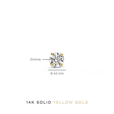 Larmes™ | Gouden oorbellen