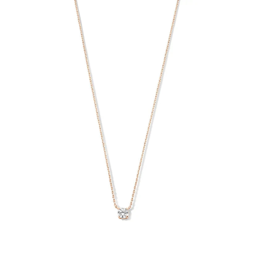 Clea | Gouden moissaniet hanger