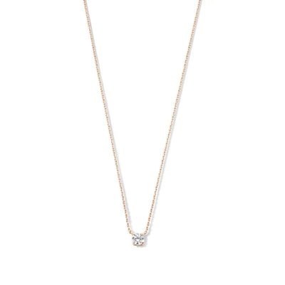 Clea | Gouden moissaniet hanger