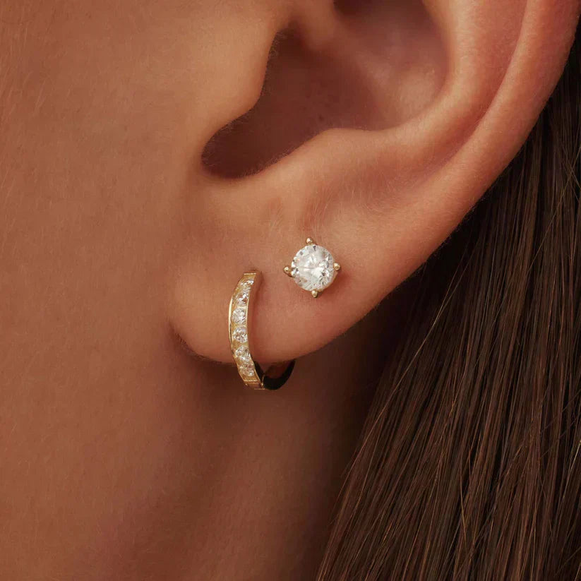 Dara gouden oorbellen set