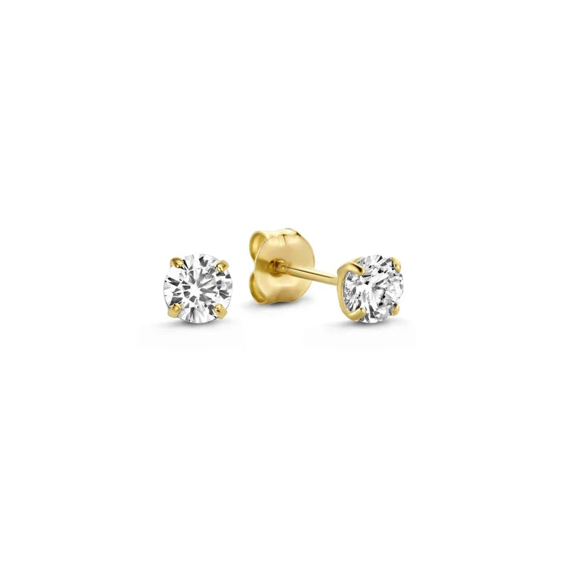 Larmes™ | Gouden steen oorbellen set