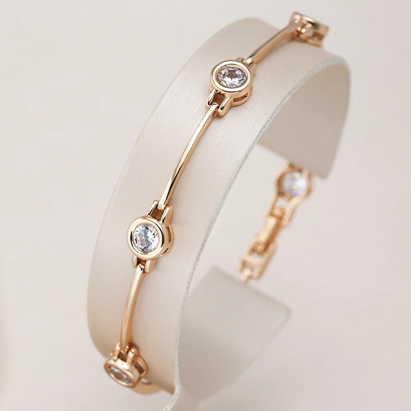 Elegant Armband met Zirkonia in Goud