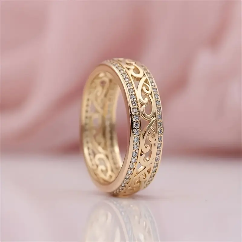 Lys Hollow gouden ring.