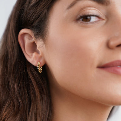 Luna Elegante Oorringen | Goud