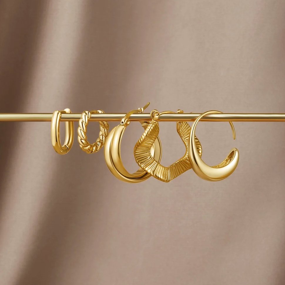 Luna Elegante Oorringen | Goud