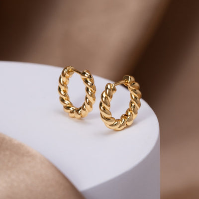 Luna Elegante Oorringen | Goud