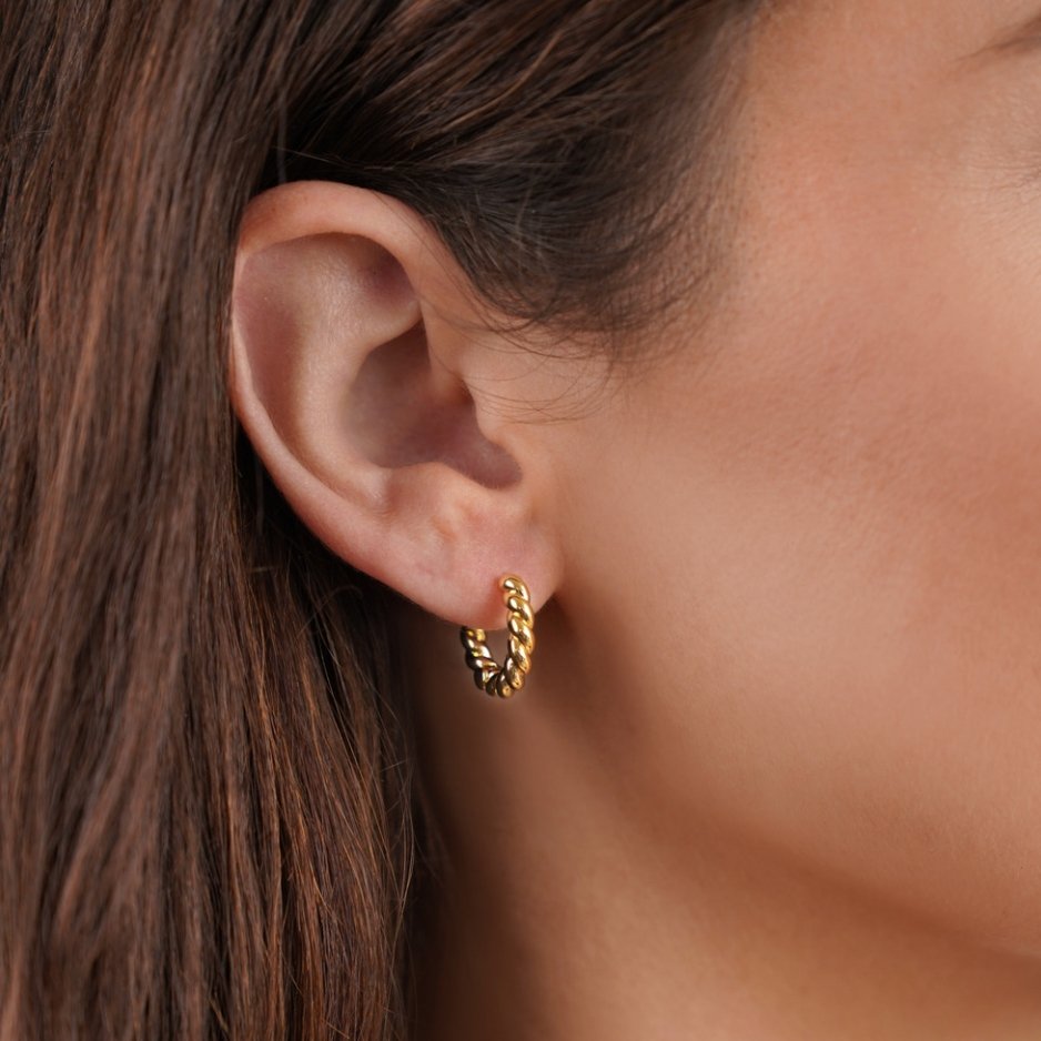 Luna Elegante Oorringen | Goud
