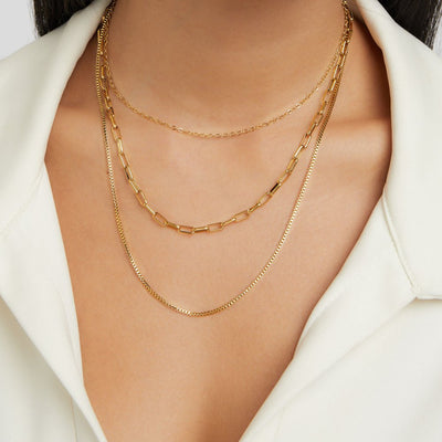 Myla Flerlagige Halsketting | Goud