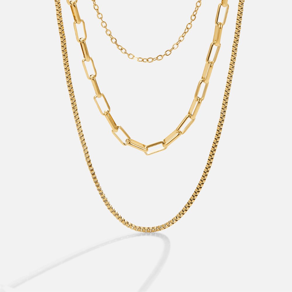 Myla Flerlagige Halsketting | Goud