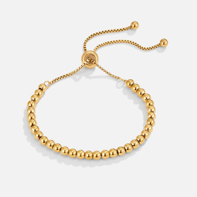 Nila elegante gouden armband met parels